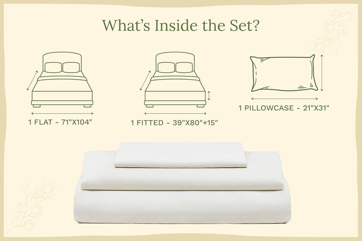 Organic Cotton Twin XL Sheets