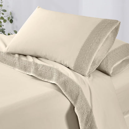 Modern Threads 4 Piece Microfiber Sheet Set