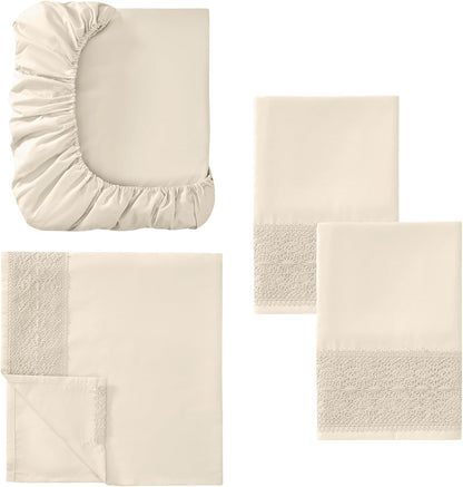 Modern Threads 4 Piece Microfiber Sheet Set