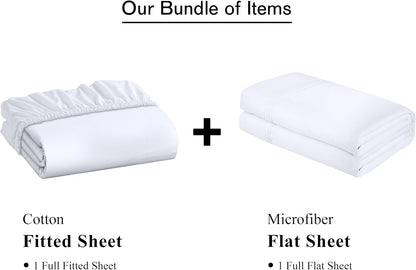 Royale Linens Organic Cotton & Microfiber Sheet Bundle