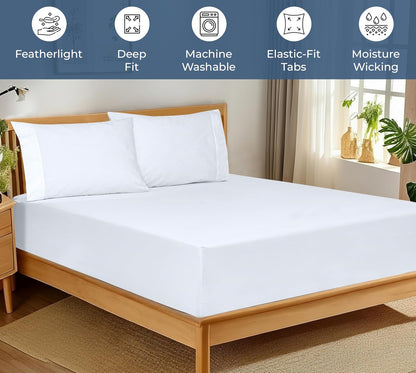 Royale Linens Organic Cotton & Microfiber Sheet Bundle