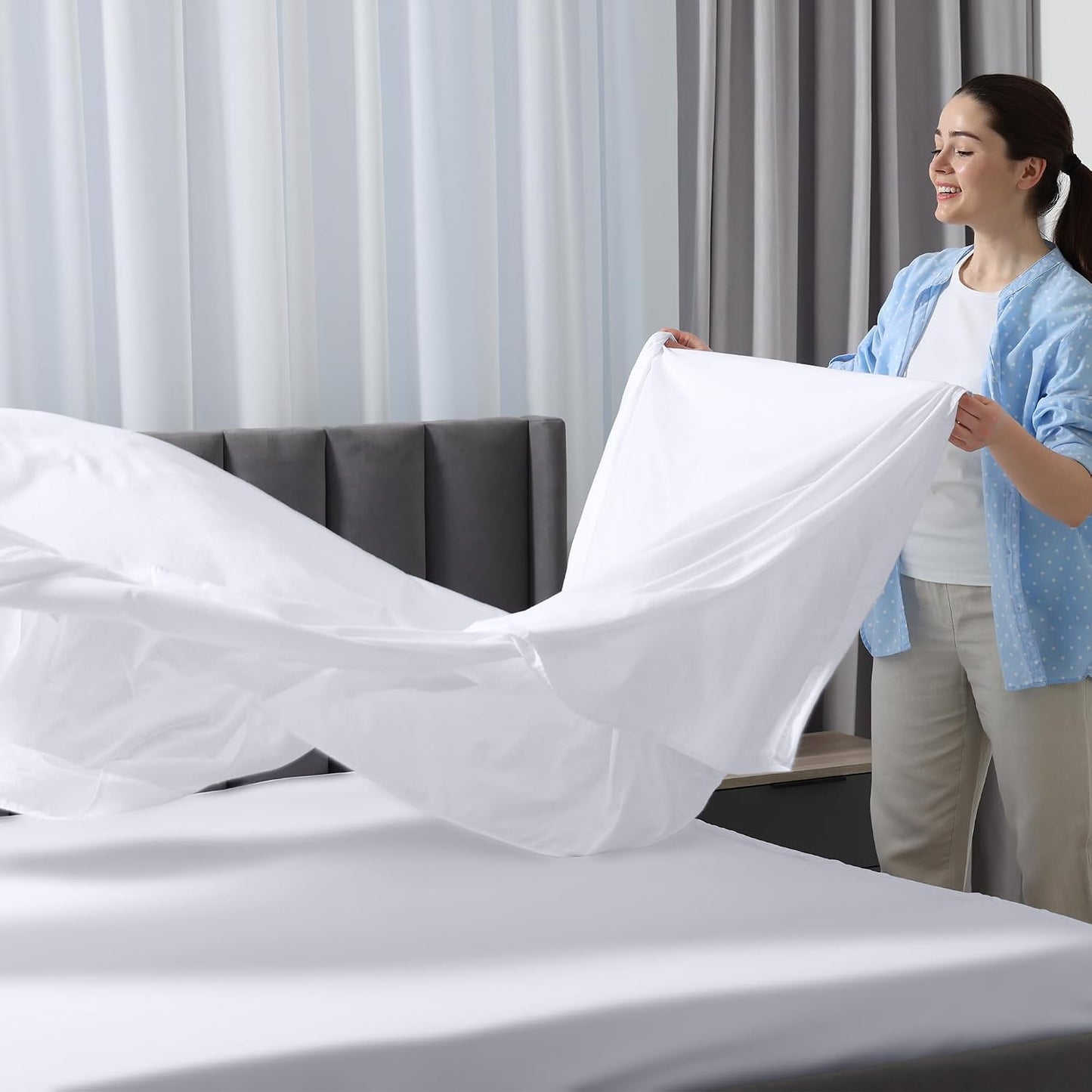 Royale Linens Organic Cotton & Microfiber Sheet Bundle
