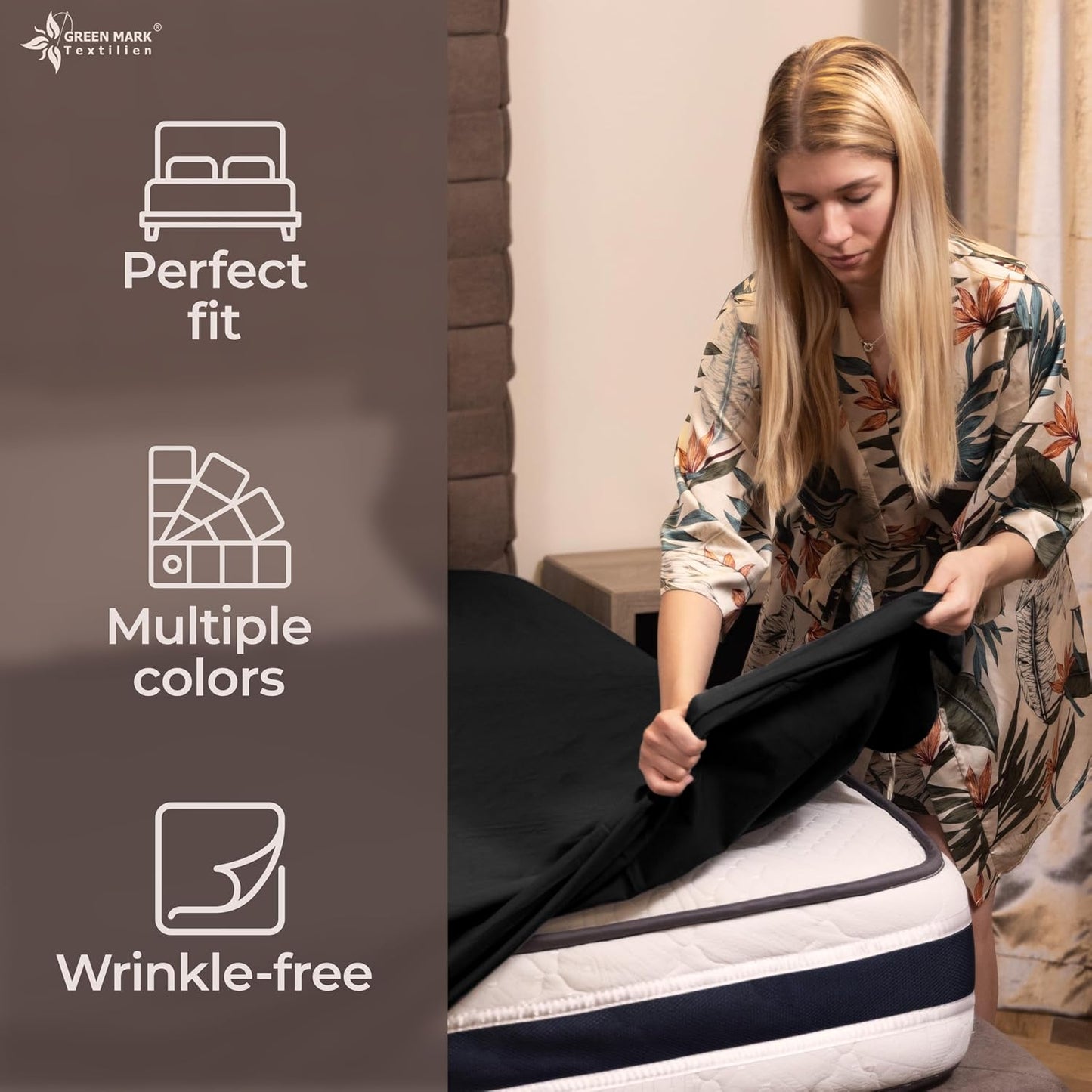 GREEN MARK Textilien Classic Flat Sheet Cotton