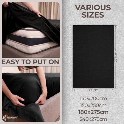 GREEN MARK Textilien Classic Flat Sheet Cotton