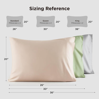 Bedsure Pillow Cases Standard Size Set of 2