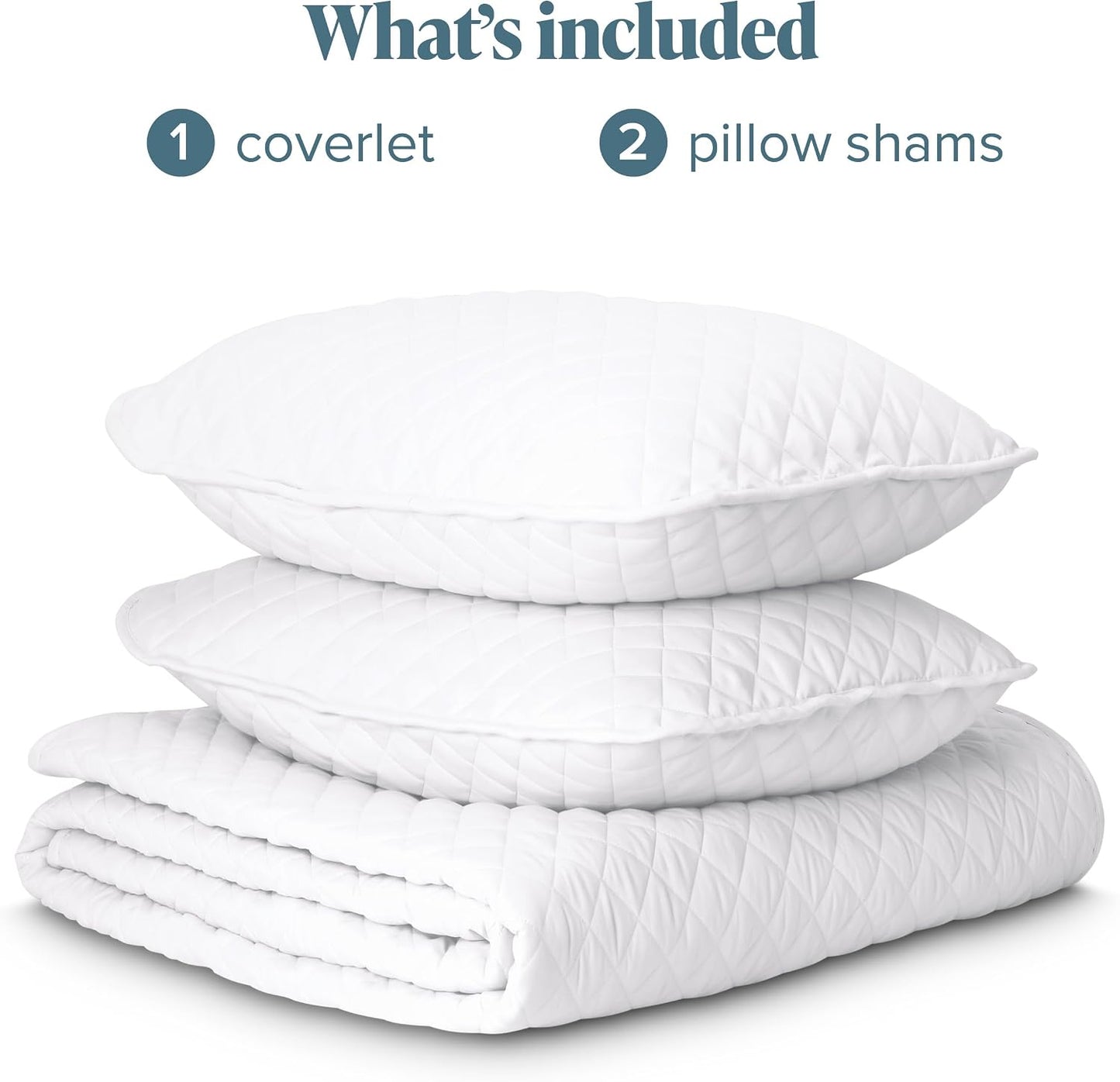 Bare Home Coverlet Set – Full/Queen