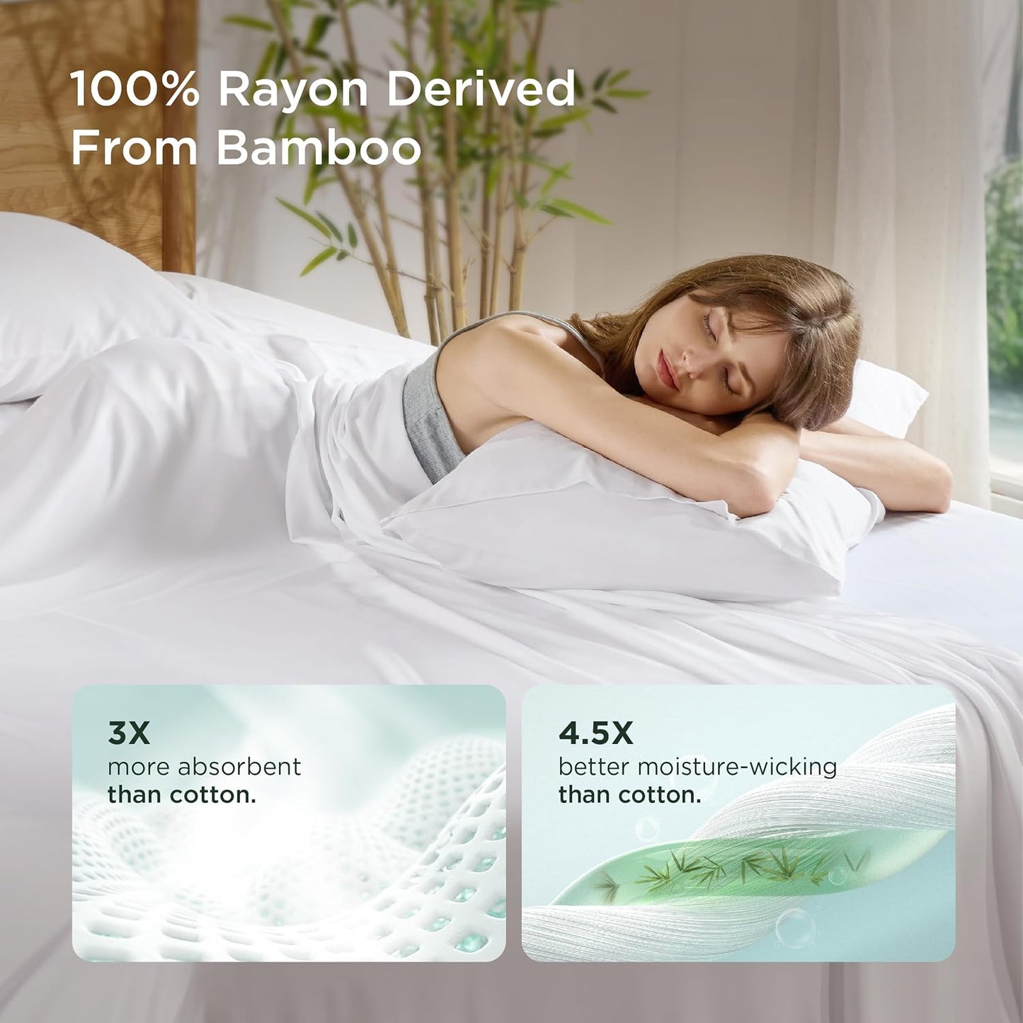 Bedsure Pillow Cases Standard Size Set of 2