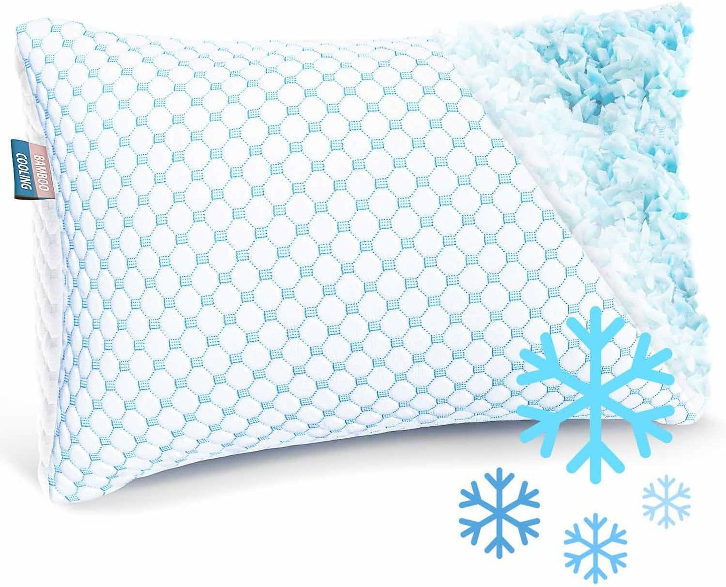 Nestl Cooling Shredded Memory Foam Pillow