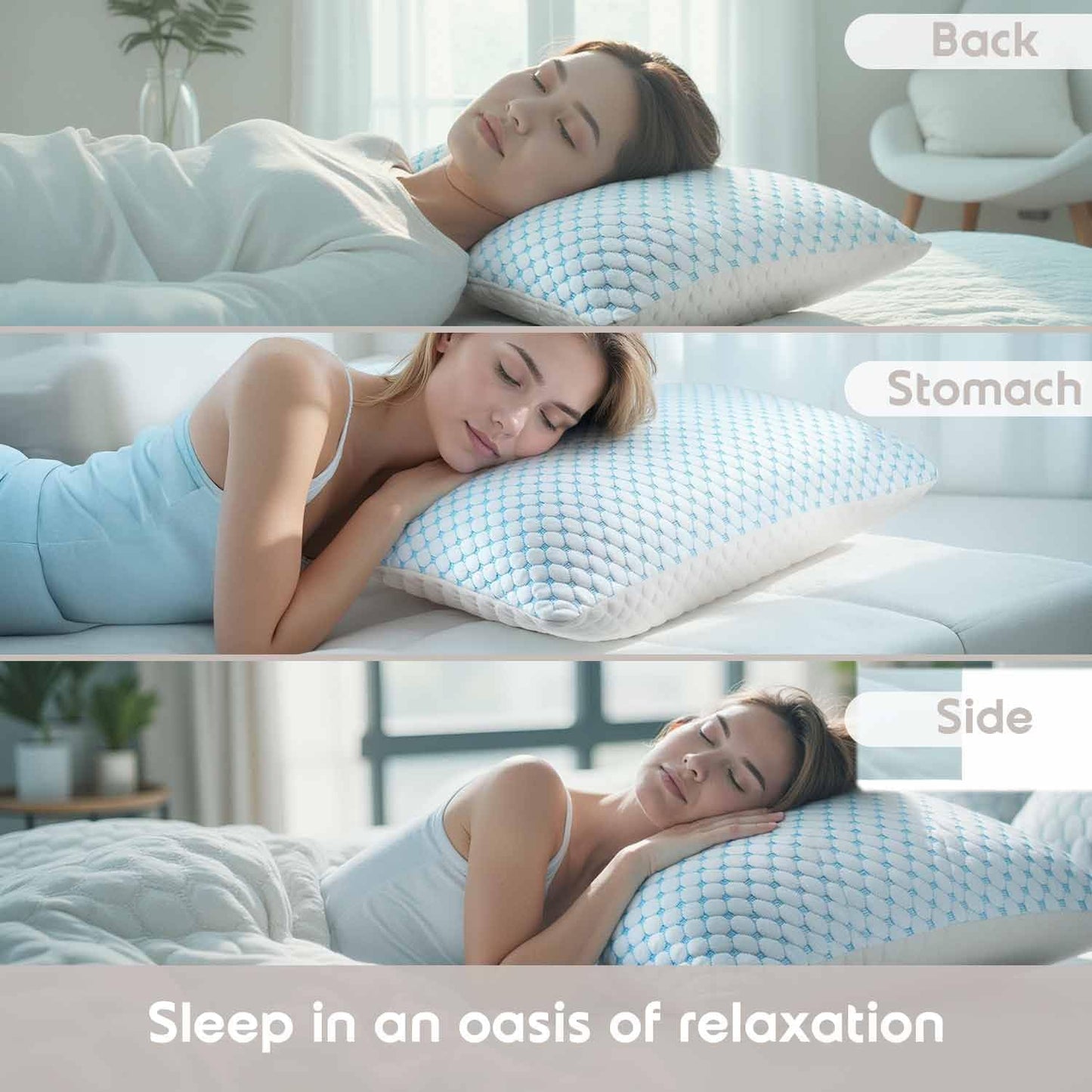 Nestl Cooling Shredded Memory Foam Pillow