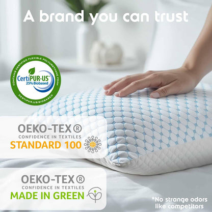 Nestl Cooling Shredded Memory Foam Pillow
