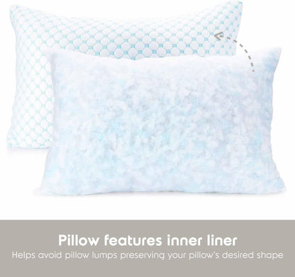 Nestl Cooling Shredded Memory Foam Pillow