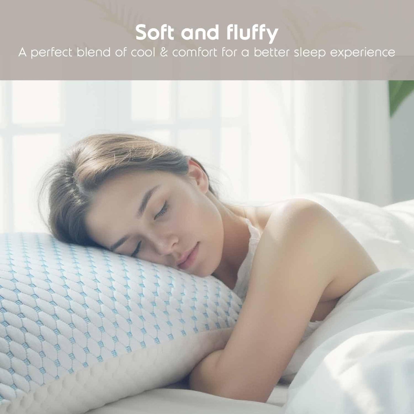 Nestl Cooling Shredded Memory Foam Pillow
