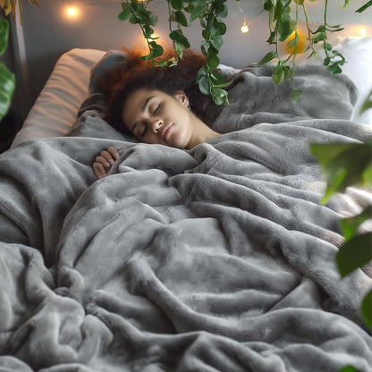 Bedsure GentleSoft Fleece Bed Blanket Queen Size
