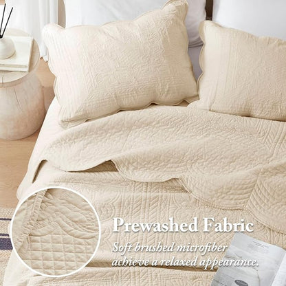 Madison Park Cottage Damask Coverlet Set
