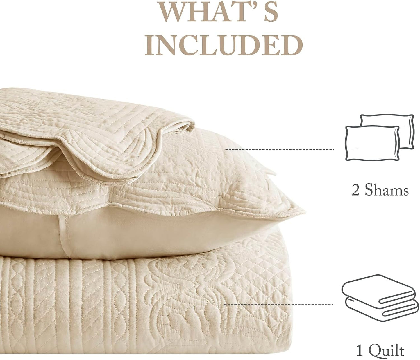 Madison Park Cottage Damask Coverlet Set